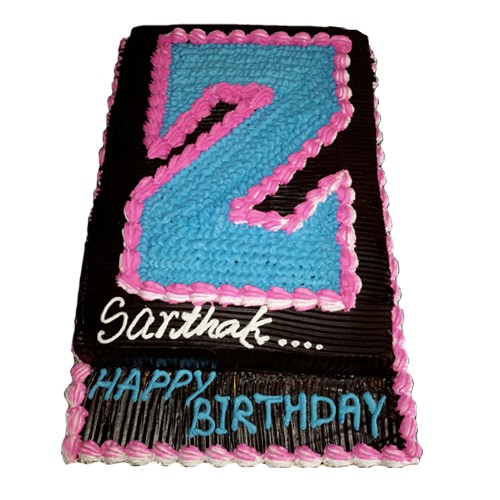 Chocolate Alphabet Cake